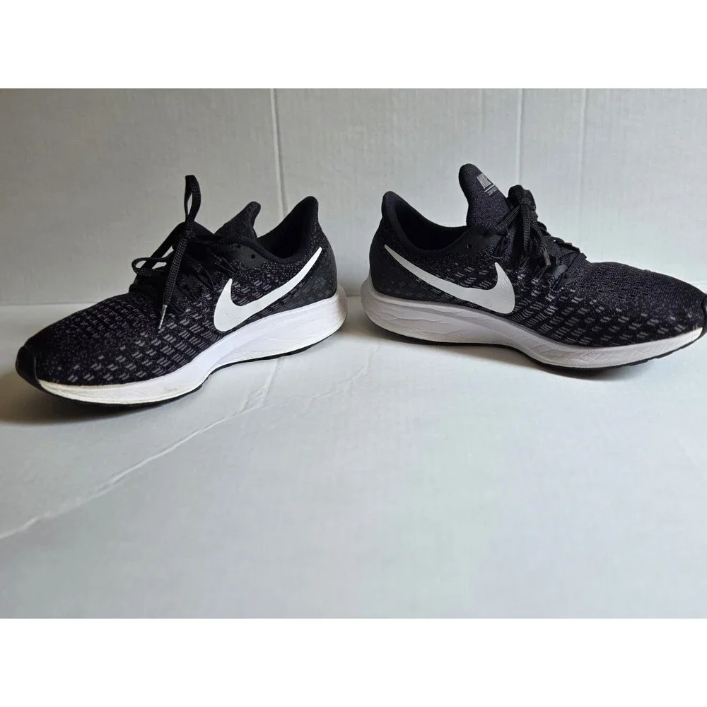 Nike Air Womens Zoom Pegasus 35 942856-001 Black Running Training Shoes Size 8